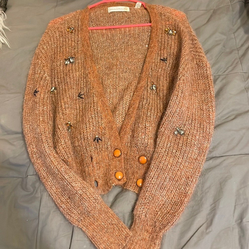 Anthropology Angora sweater.